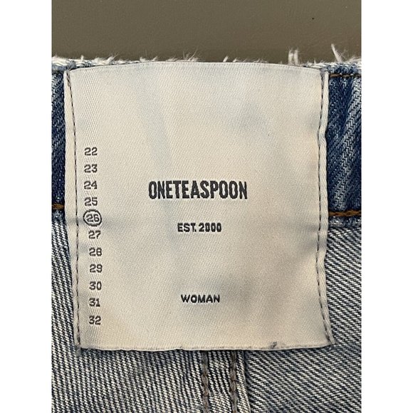 One Teaspoon Jeans 26 High Waist Awesome Baggies Loose Ripped Torn Revolve - Picture 7 of 9